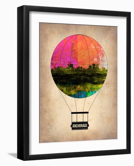 Anchorage Air Balloon-NaxArt-Framed Art Print