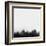 Anchorage City Skyline - Black-NaxArt-Framed Art Print