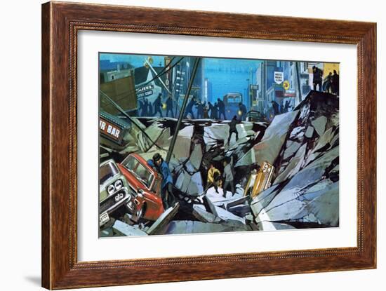 Anchorage Earthquake of Good Friday 1964-Mcbride-Framed Giclee Print