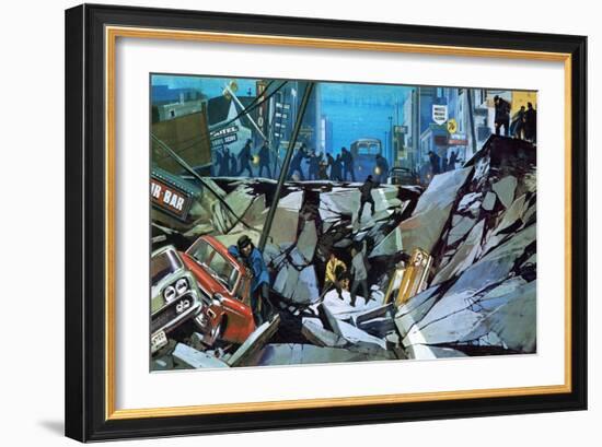 Anchorage Earthquake of Good Friday 1964-Mcbride-Framed Giclee Print