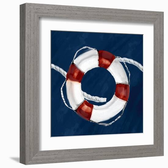 Anchored 2-Kimberly Allen-Framed Art Print