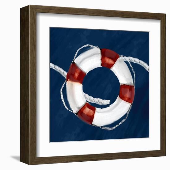 Anchored 2-Kimberly Allen-Framed Art Print