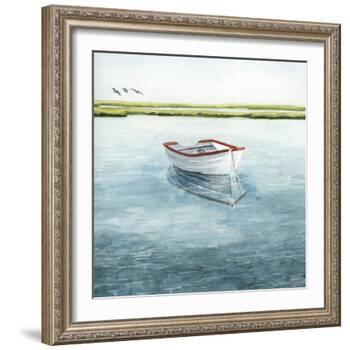 Anchored Bay II-Grace Popp-Framed Art Print