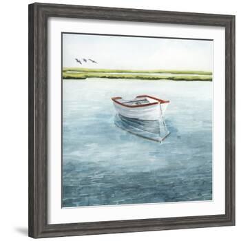 Anchored Bay II-Grace Popp-Framed Art Print