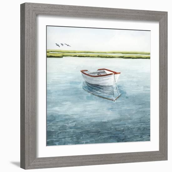 Anchored Bay II-Grace Popp-Framed Art Print