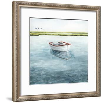 Anchored Bay II-Grace Popp-Framed Art Print