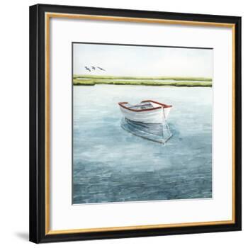 Anchored Bay II-Grace Popp-Framed Art Print