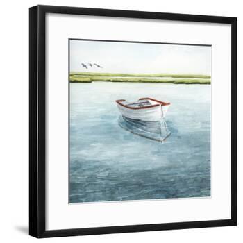 Anchored Bay II-Grace Popp-Framed Art Print