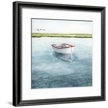Anchored Bay II-Grace Popp-Framed Art Print