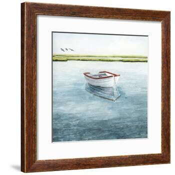 Anchored Bay II-Grace Popp-Framed Art Print