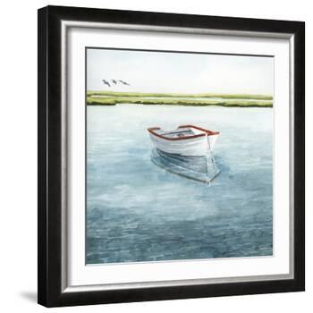 Anchored Bay II-Grace Popp-Framed Art Print