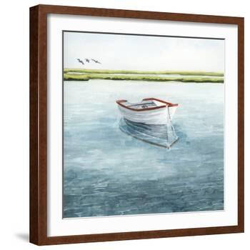 Anchored Bay II-Grace Popp-Framed Art Print