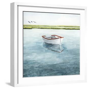 Anchored Bay II-Grace Popp-Framed Art Print