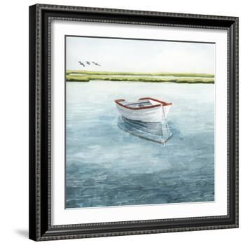 Anchored Bay II-Grace Popp-Framed Art Print