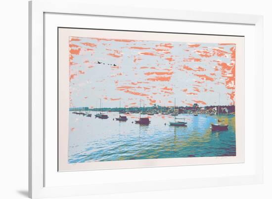 Anchored Flotilla Days Gone By-Max Epstein-Framed Limited Edition