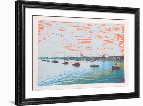 Anchored Flotilla Days Gone By-Max Epstein-Framed Limited Edition