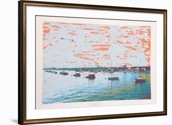 Anchored Flotilla Days Gone By-Max Epstein-Framed Limited Edition