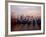 Anchored Gondolas at Twilight, Venice, Italy-Jim Zuckerman-Framed Photographic Print