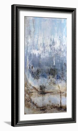 Anchored in Blue II-Aziz Kadmiri-Framed Art Print