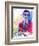 Anchorman Watercolor-Anna Malkin-Framed Premium Giclee Print