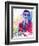 Anchorman Watercolor-Anna Malkin-Framed Premium Giclee Print