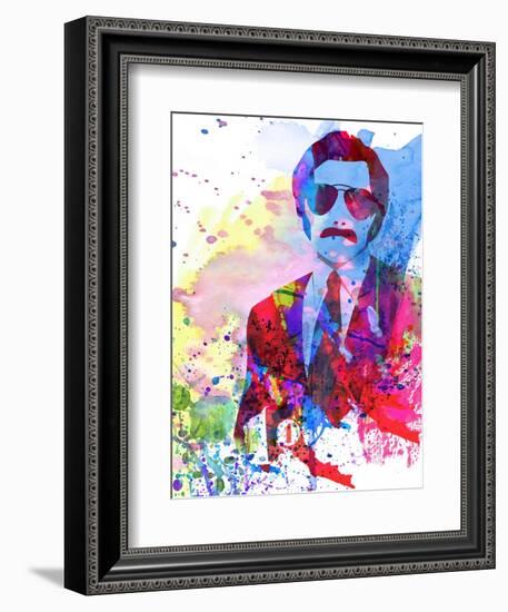 Anchorman Watercolor-Anna Malkin-Framed Premium Giclee Print