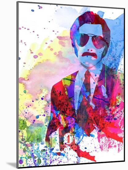 Anchorman Watercolor-Anna Malkin-Mounted Art Print