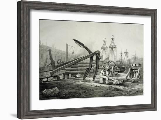 Anchors at Naval Shipyard-Filippino Lippi-Framed Giclee Print