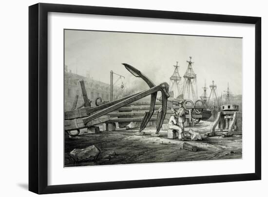 Anchors at Naval Shipyard-Filippino Lippi-Framed Giclee Print