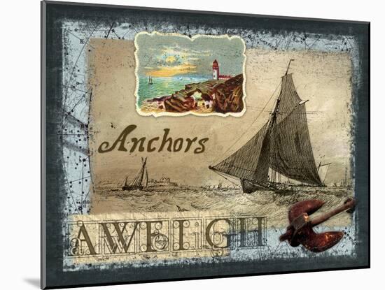 Anchors Aweigh-Kate Ward Thacker-Mounted Giclee Print