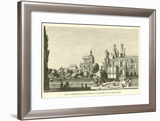 Ancien Hotel Des Comtes De Saint-Paul, Rue Du Roi-De-Sicile, En 1650; D'Apres I Sylvestre-null-Framed Giclee Print