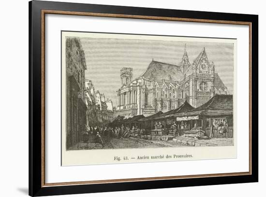 Ancien Marche Des Prouvaires-null-Framed Giclee Print