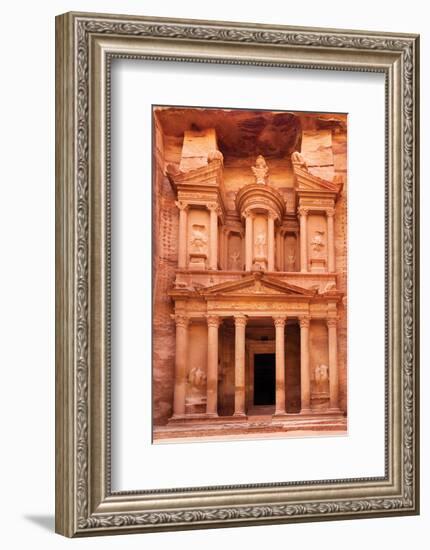 Ancient Al Khazneh Petra Jordan-null-Framed Premium Giclee Print