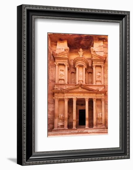 Ancient Al Khazneh Petra Jordan-null-Framed Premium Giclee Print