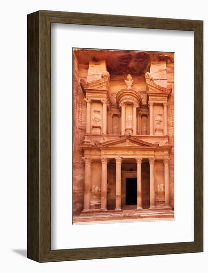 Ancient Al Khazneh Petra Jordan-null-Framed Premium Giclee Print