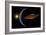 Ancient Aliens Arriving Towards Earth in Flying Saucers-null-Framed Art Print