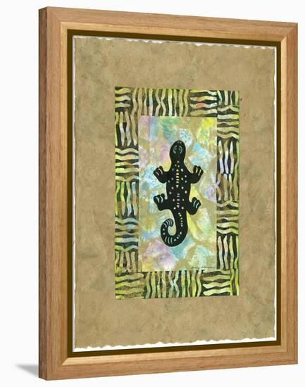 Ancient Amphibians II-Nancy Slocum-Framed Stretched Canvas