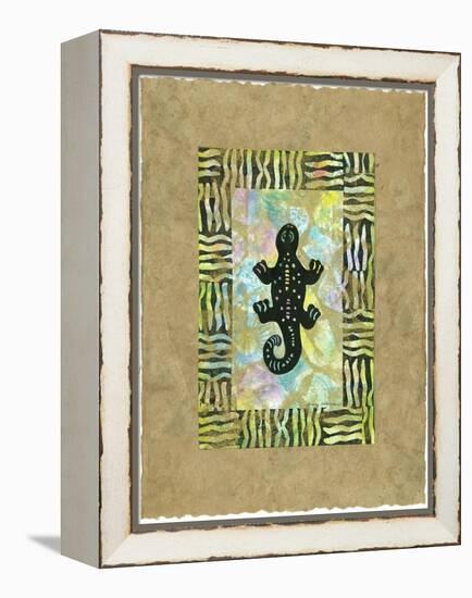 Ancient Amphibians II-Nancy Slocum-Framed Stretched Canvas