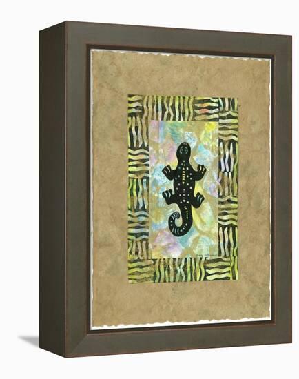 Ancient Amphibians II-Nancy Slocum-Framed Stretched Canvas