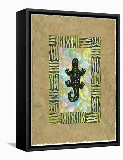 Ancient Amphibians II-Nancy Slocum-Framed Stretched Canvas