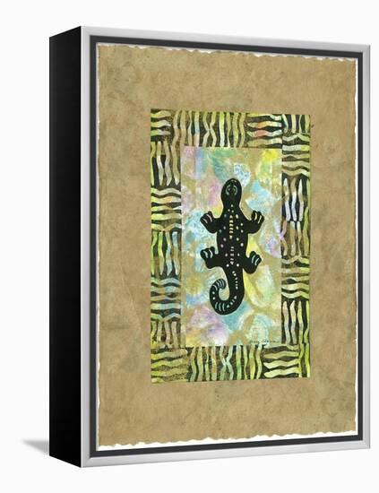 Ancient Amphibians II-Nancy Slocum-Framed Stretched Canvas