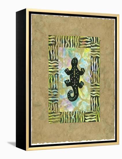 Ancient Amphibians II-Nancy Slocum-Framed Stretched Canvas