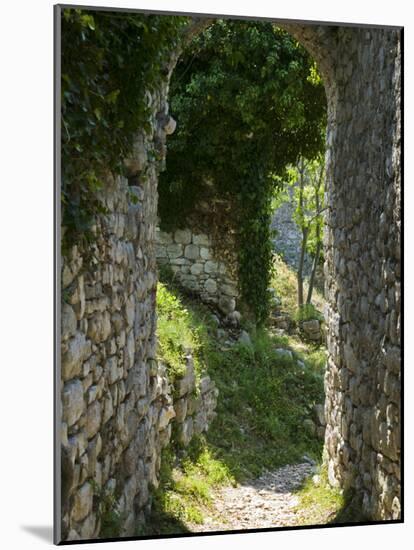 Ancient Archway, Stari, Bar, Montenegro-Walter Bibikow-Mounted Photographic Print