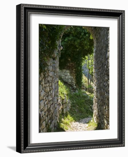 Ancient Archway, Stari, Bar, Montenegro-Walter Bibikow-Framed Photographic Print