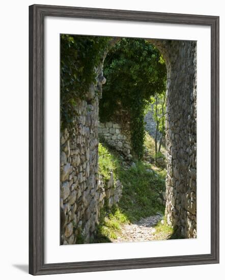 Ancient Archway, Stari, Bar, Montenegro-Walter Bibikow-Framed Photographic Print