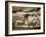 Ancient Artwork on the Walls of the Cave at Lascaux-null-Framed Photographic Print