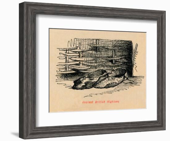 'Ancient British Highlows', c1860, (c1860)-John Leech-Framed Giclee Print