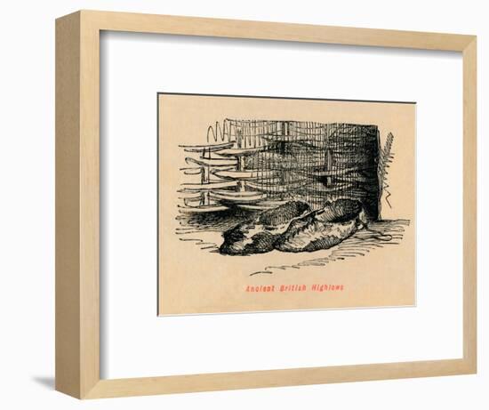 'Ancient British Highlows', c1860, (c1860)-John Leech-Framed Giclee Print