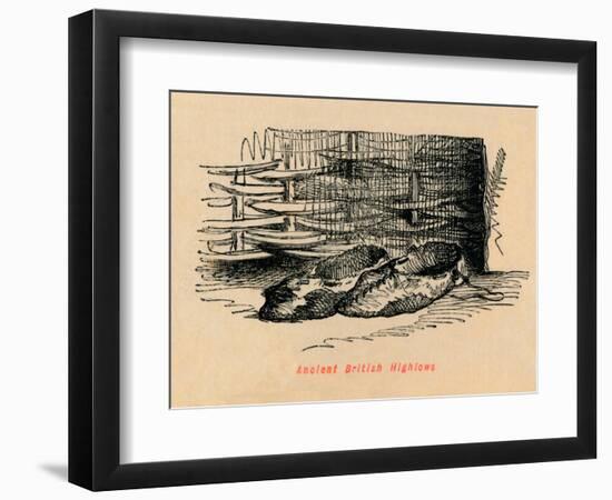 'Ancient British Highlows', c1860, (c1860)-John Leech-Framed Giclee Print