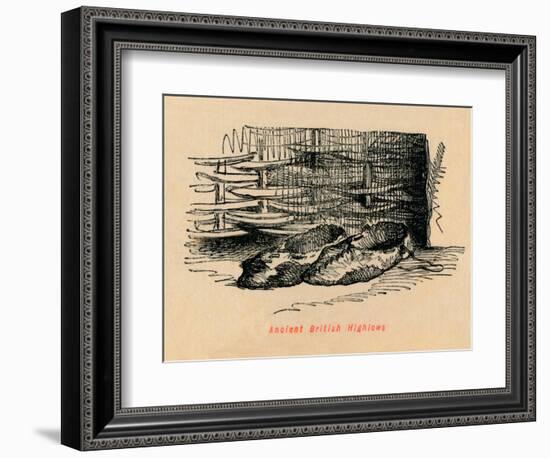 'Ancient British Highlows', c1860, (c1860)-John Leech-Framed Giclee Print